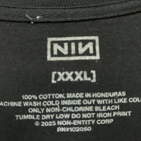 Nine Inch Nails Peel it Back Tour T-shirt 3xl - Picture 4 of 4